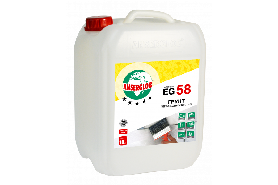 Ґрунтовка глибокопроникна ANSERGLOB EG 58 10 л